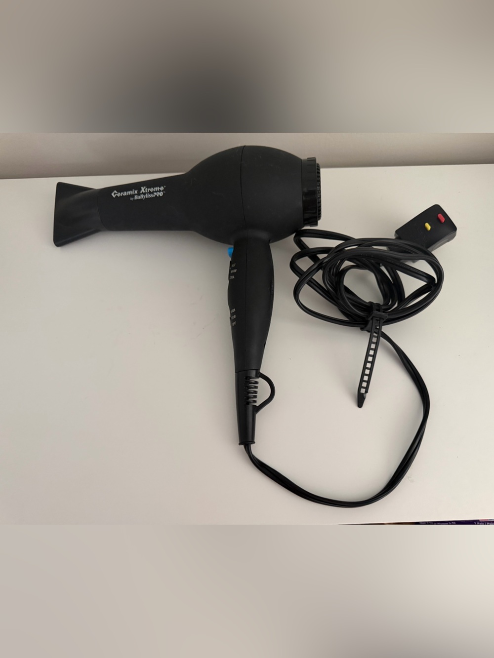 Ceramix Extreme by BabyLiss Pro black multi temp cool shot ceramic hair dryer